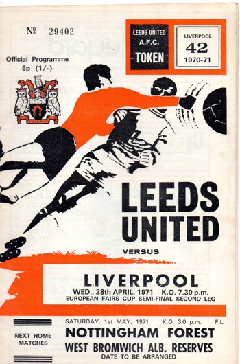 Match programme